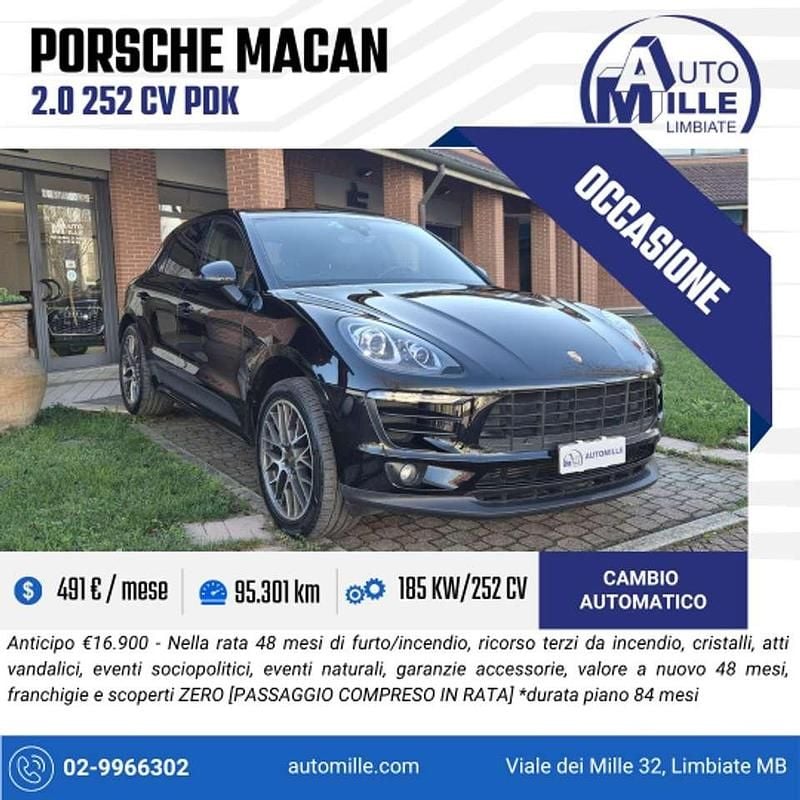 Usata Porsche Macan 252 CV (185 kW) 2018 Nero SUV