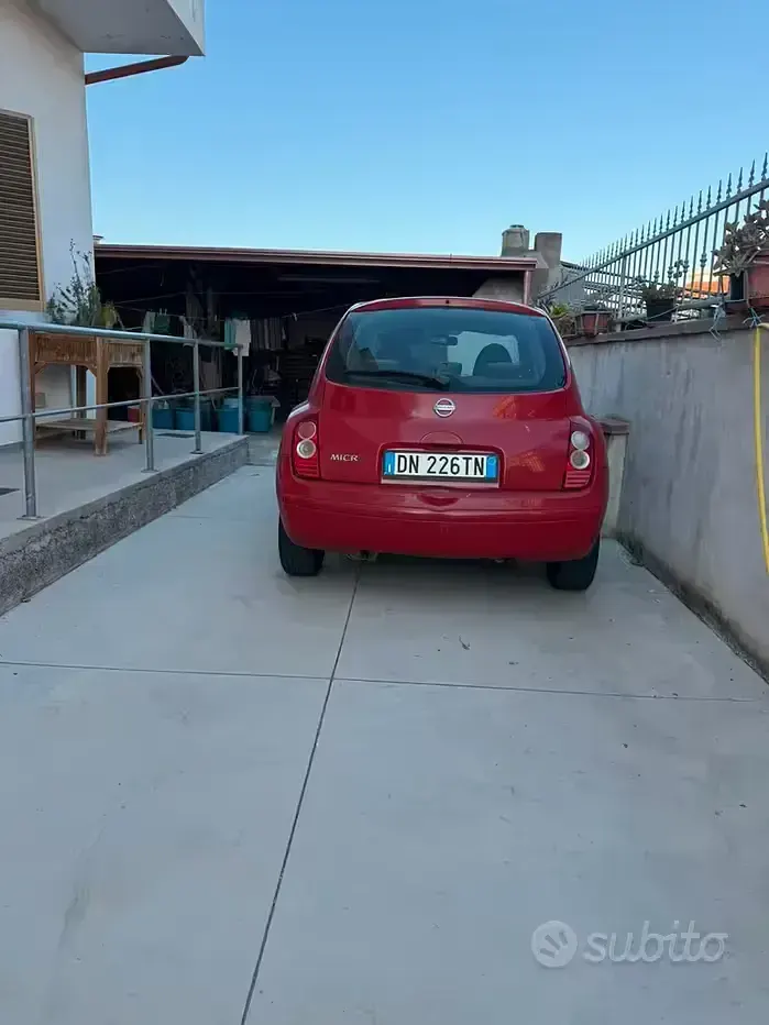 Usata Nissan Micra 80 CV (58 kW) 2008 Rosso Berlina