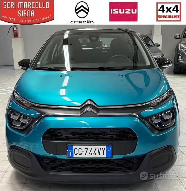 Usata Citroën C3 Feel 83 CV (61 kW) 2022 Blu Utilitaria