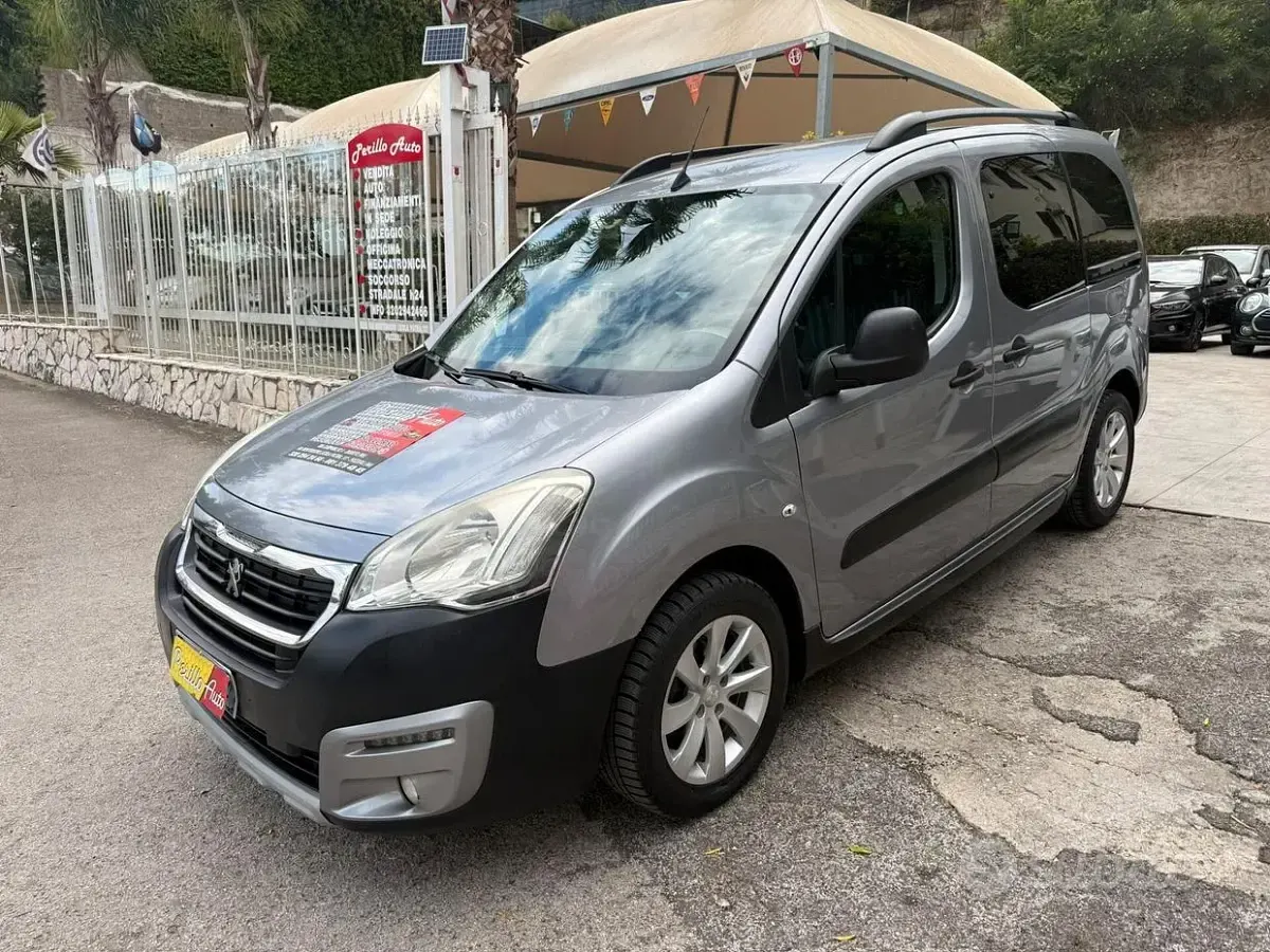 Usata Peugeot Partner Tepee Active 110 CV (80 kW) 2017 Grigio Monovolume