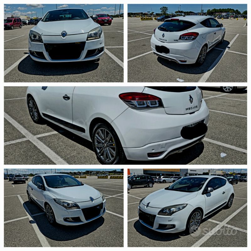 Usata Renault Mégane GT Line GT-Line 110 CV (80 kW) 2011 Bianco Coupé