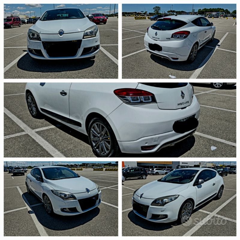 Bianco Usata 2011 Renault Mégane GT Line GT-Line Coupé | 5000 € (Molto cara) - Immagine 1/4