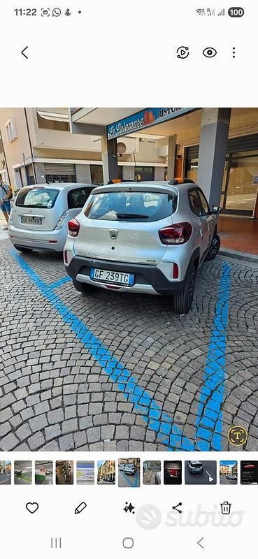 Usata Dacia Spring 33 kW (45 CV) 2021 Grigio Utilitaria