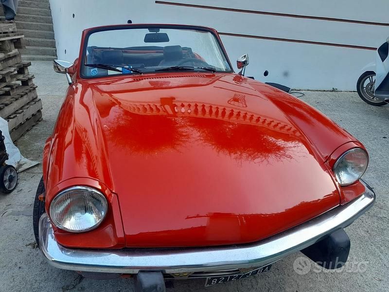 Usata Triumph Spitfire 1970 Rosso Cabrio