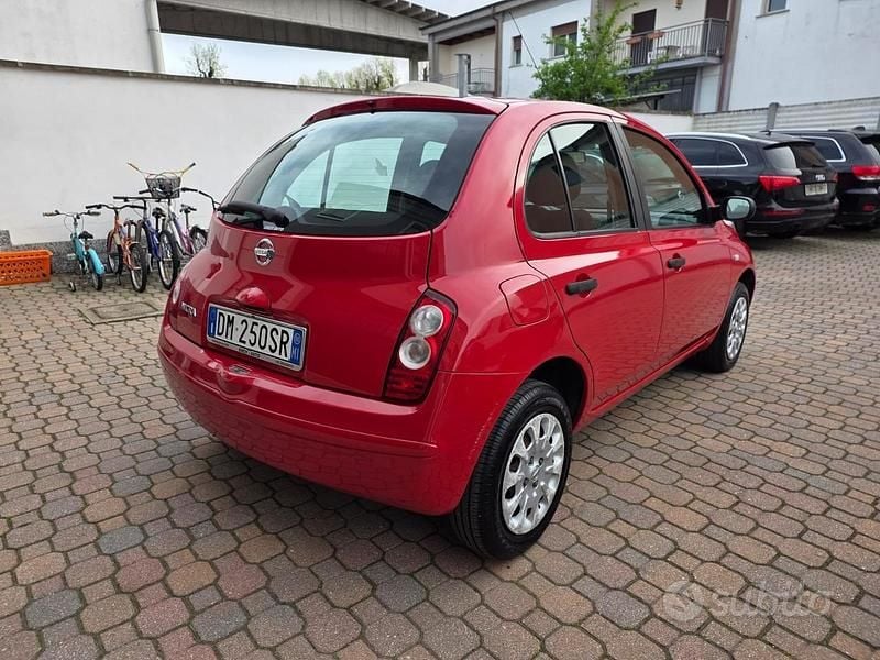 Usata Nissan Micra 88 CV (64 kW) 2008 Rosso Berlina