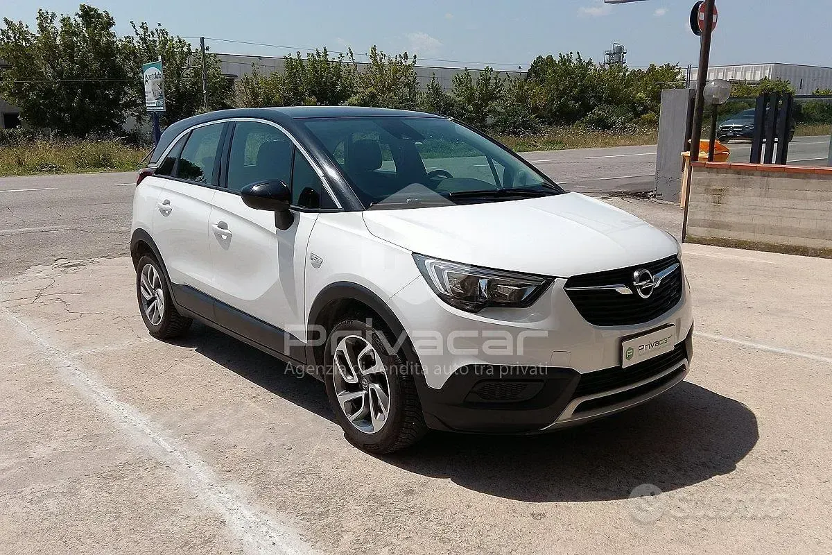 Usata Opel Crossland X Innovation 83 CV (61 kW) 2019 Bianco SUV
