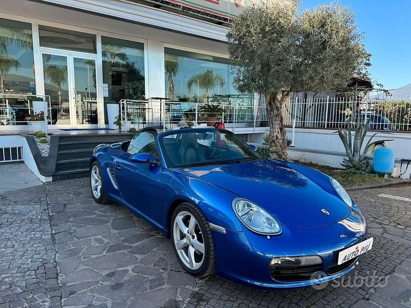 Second-hand Porsche Boxster 245 CP (180 kW) 2008 Albastru Cabrio