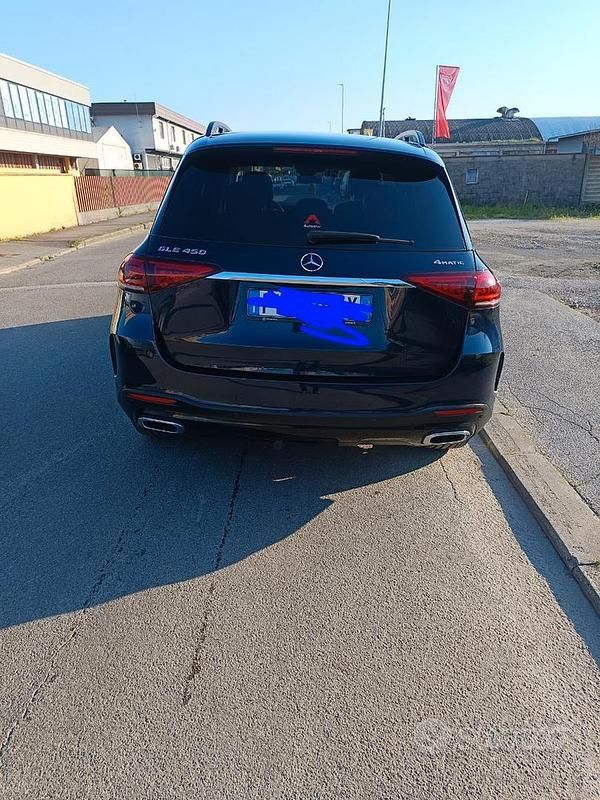 Usata Mercedes GLE450 AMG 367 CV (269 kW) 2019 Blu SUV