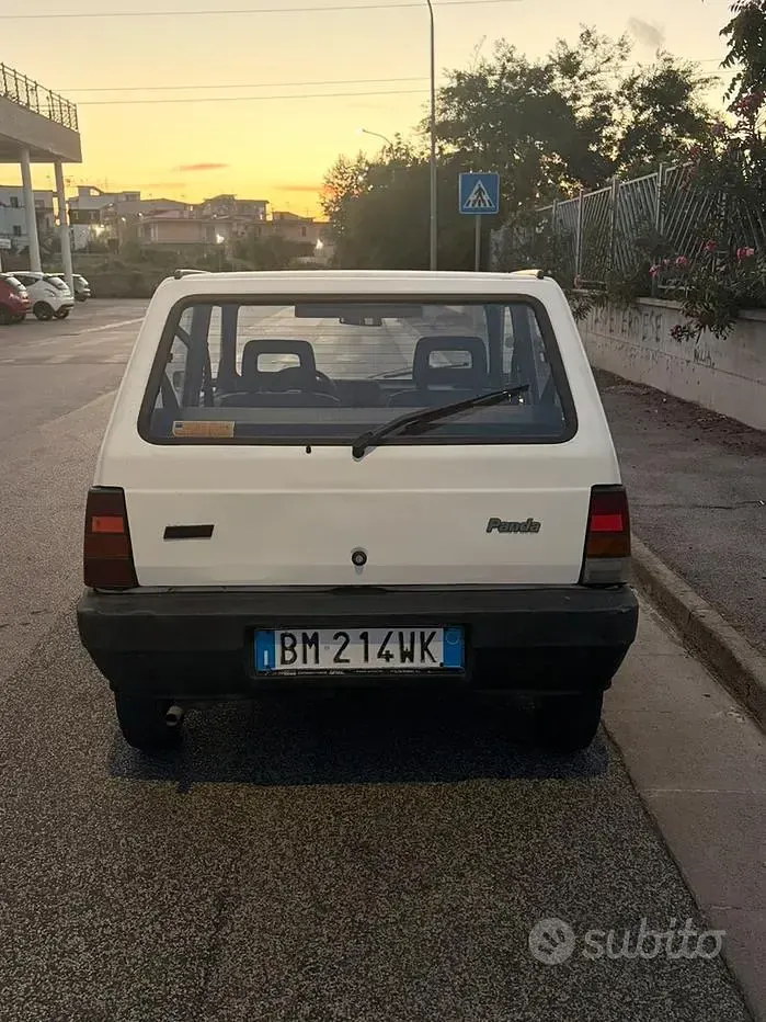 Usata Fiat Panda Young 54 CV (39 kW) 2001 Bianco Berlina