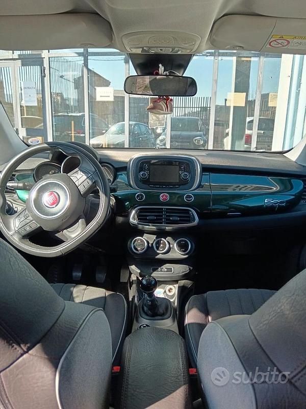 Usata Fiat 500X Lounge 120 CV (88 kW) 2016 Verde SUV