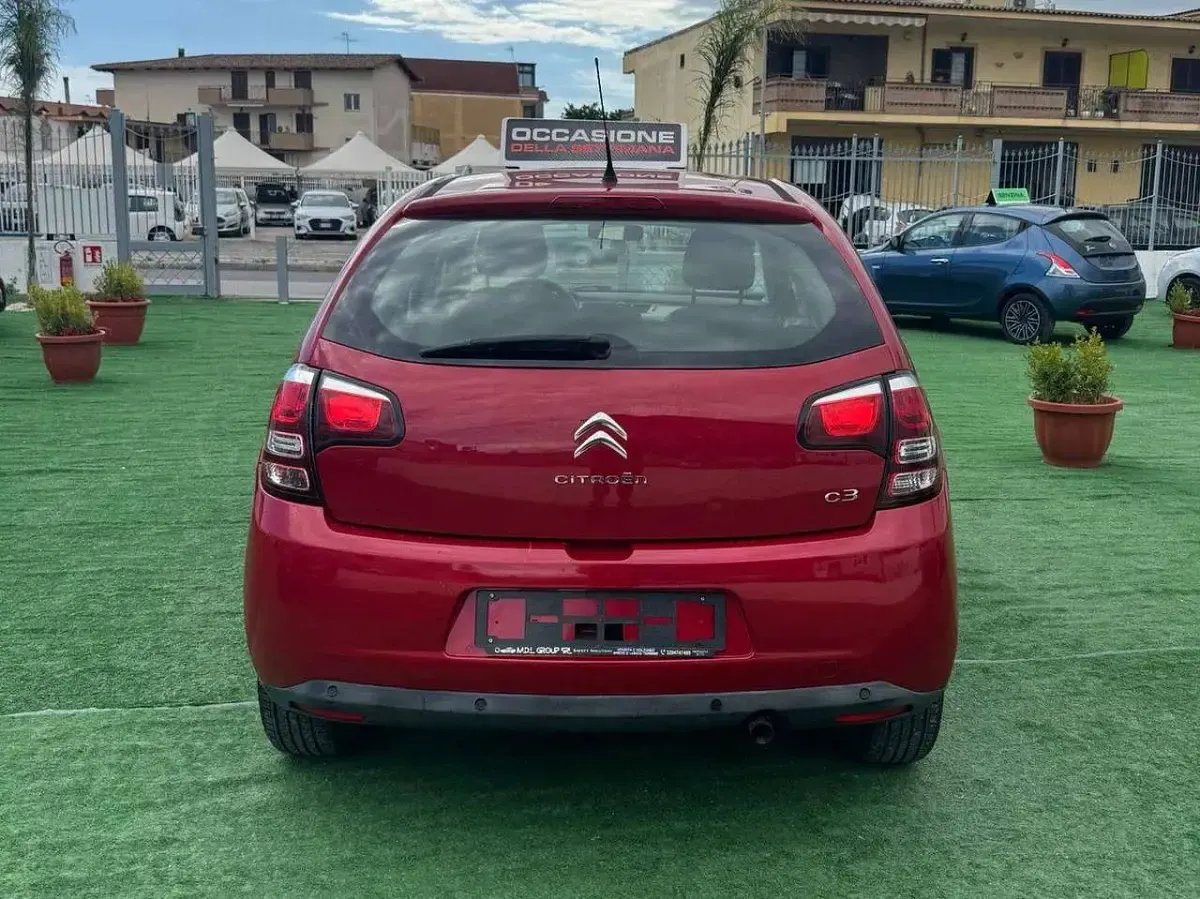 Usata Citroën C3 Seduction 82 CV (60 kW) 2013 Rosso Berlina