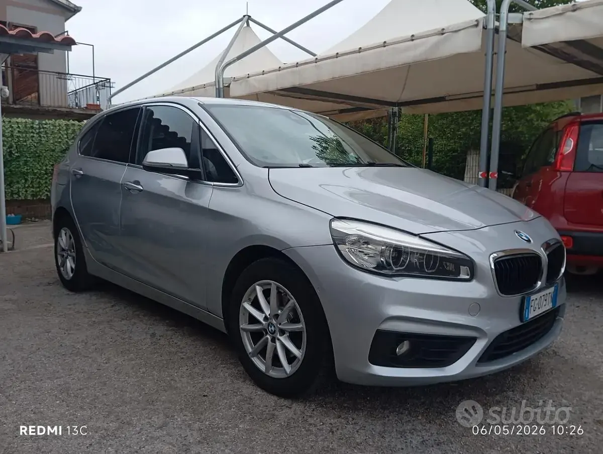 Usata BMW 216 Active Tourer Luxury Line 116 CV (85 kW) 2016 Grigio Monovolume