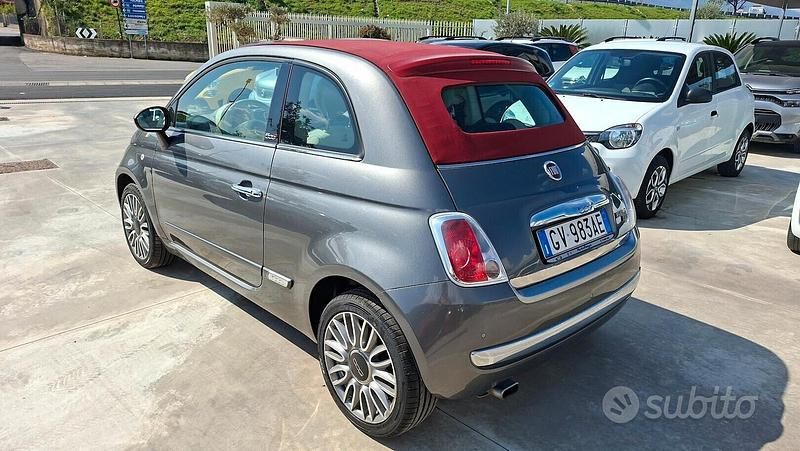 Usata Fiat 500C Lounge 69 CV (50 kW) 2015 Grigio Cabrio