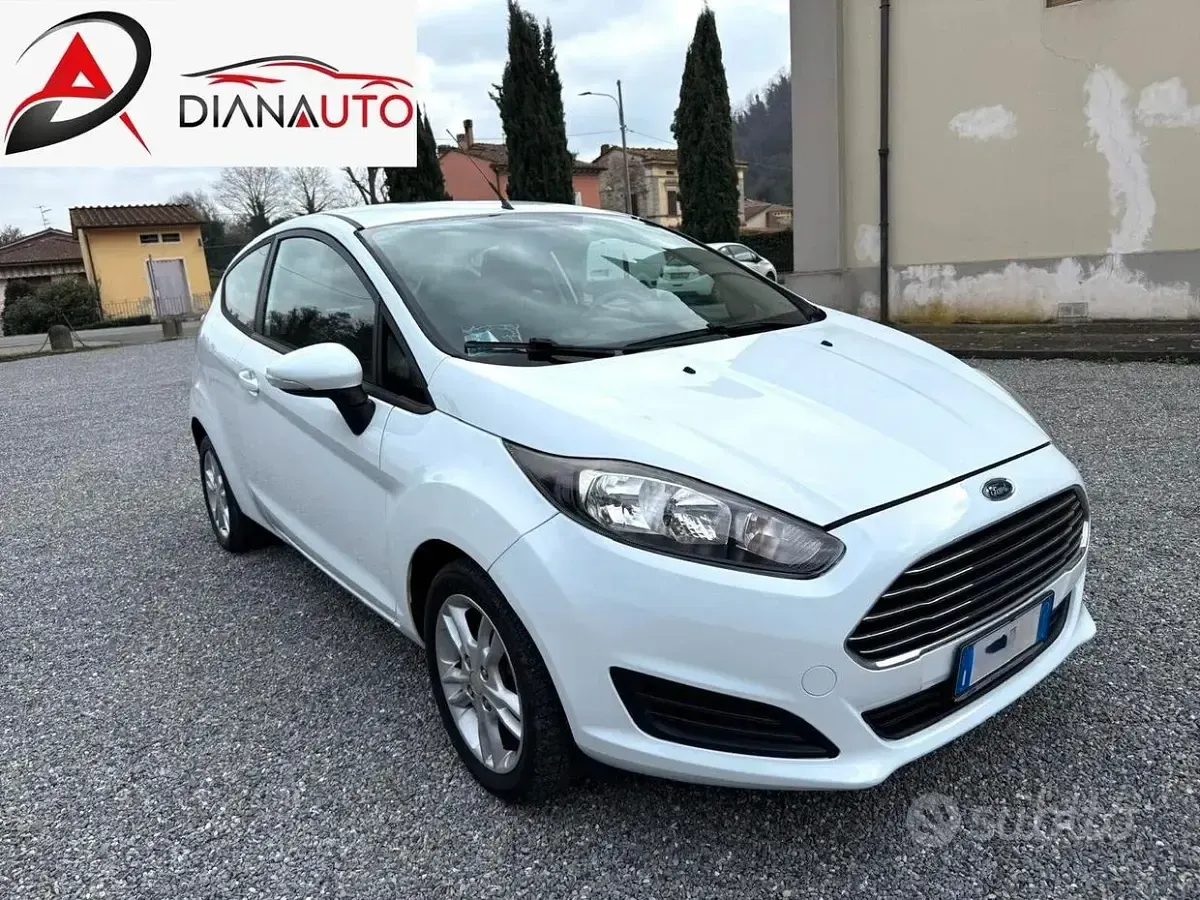 Usata Ford Fiesta Titanium 95 CV (69 kW) 2015 Bianco Utilitaria