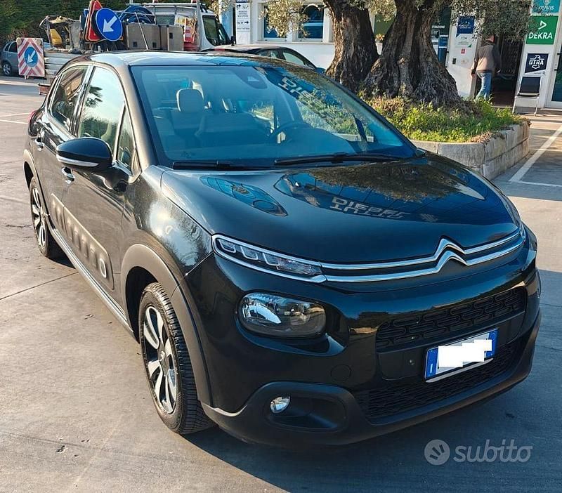 Usata Citroën C3 PureTech 83 CV (61 kW) 2019 Nero Utilitaria