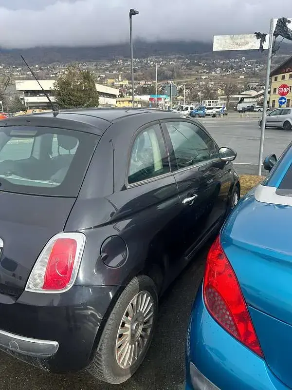 Usata Fiat 500 Lounge 69 CV (50 kW) 2010 Nero Utilitaria