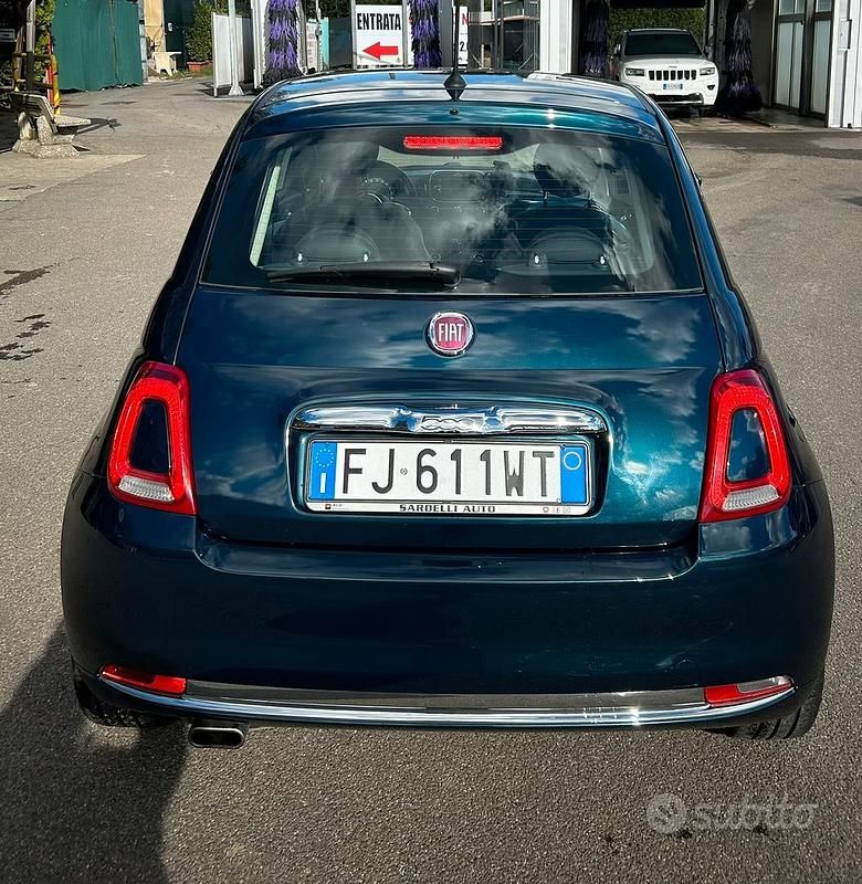 Usata Fiat 500 Lounge 69 CV (50 kW) 2017 Blu Berlina