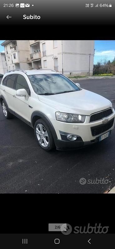 Usata Chevrolet Captiva LTZ 184 CV (135 kW) 2011 Bianco SUV