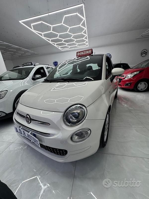 Usata Fiat 500 Lounge 69 CV (50 kW) 2018 Bianco Berlina