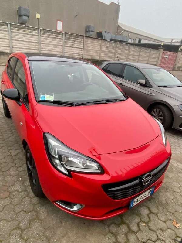 Usata Opel Corsa S 75 CV (55 kW) 2015 Rosso Berlina
