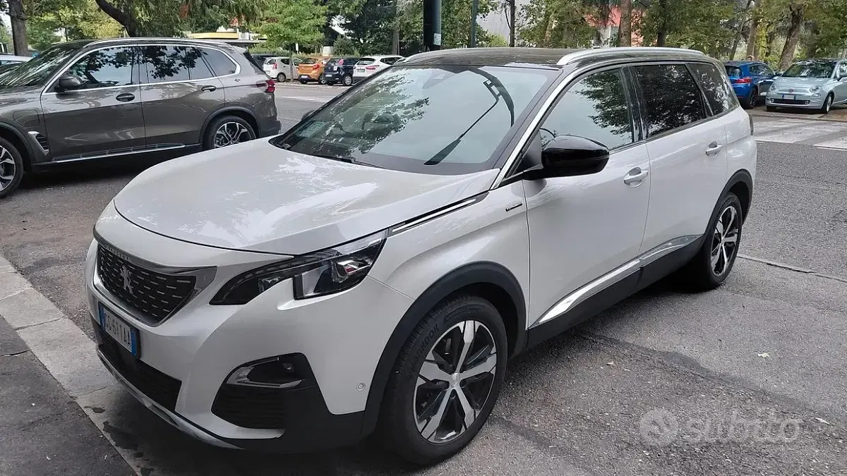 Usata Peugeot 5008 GT 131 CV (96 kW) 2021 Bianco SUV
