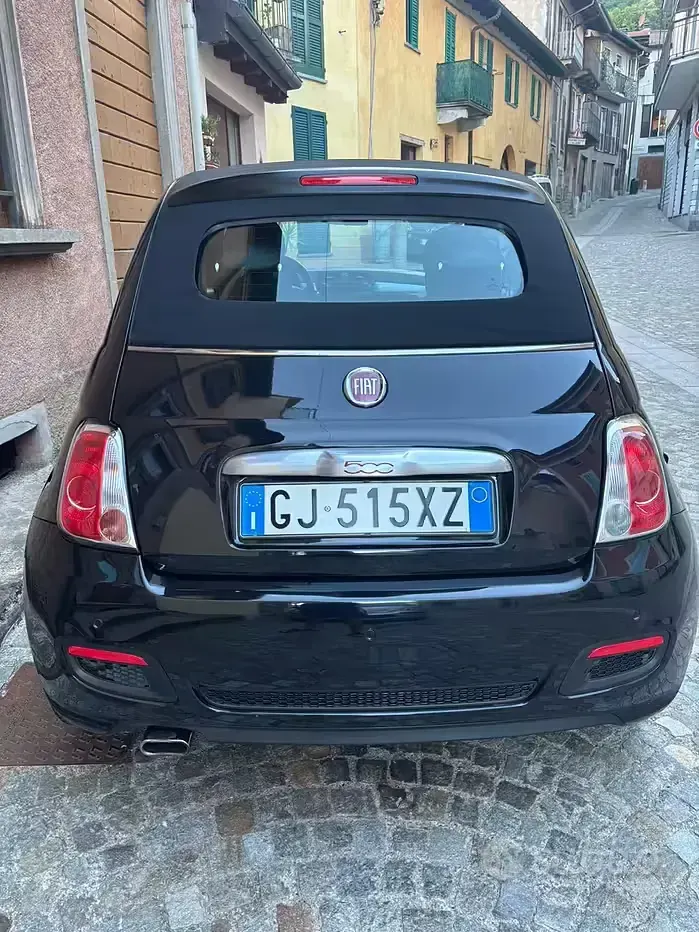 Usata Fiat 500S 105 CV (77 kW) 2022 Nero Cabrio