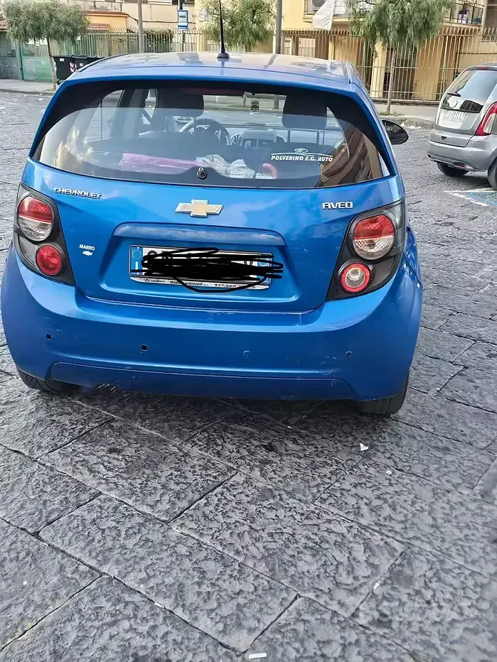 Usata Chevrolet Aveo 69 CV (50 kW) 2013 Blu Berlina
