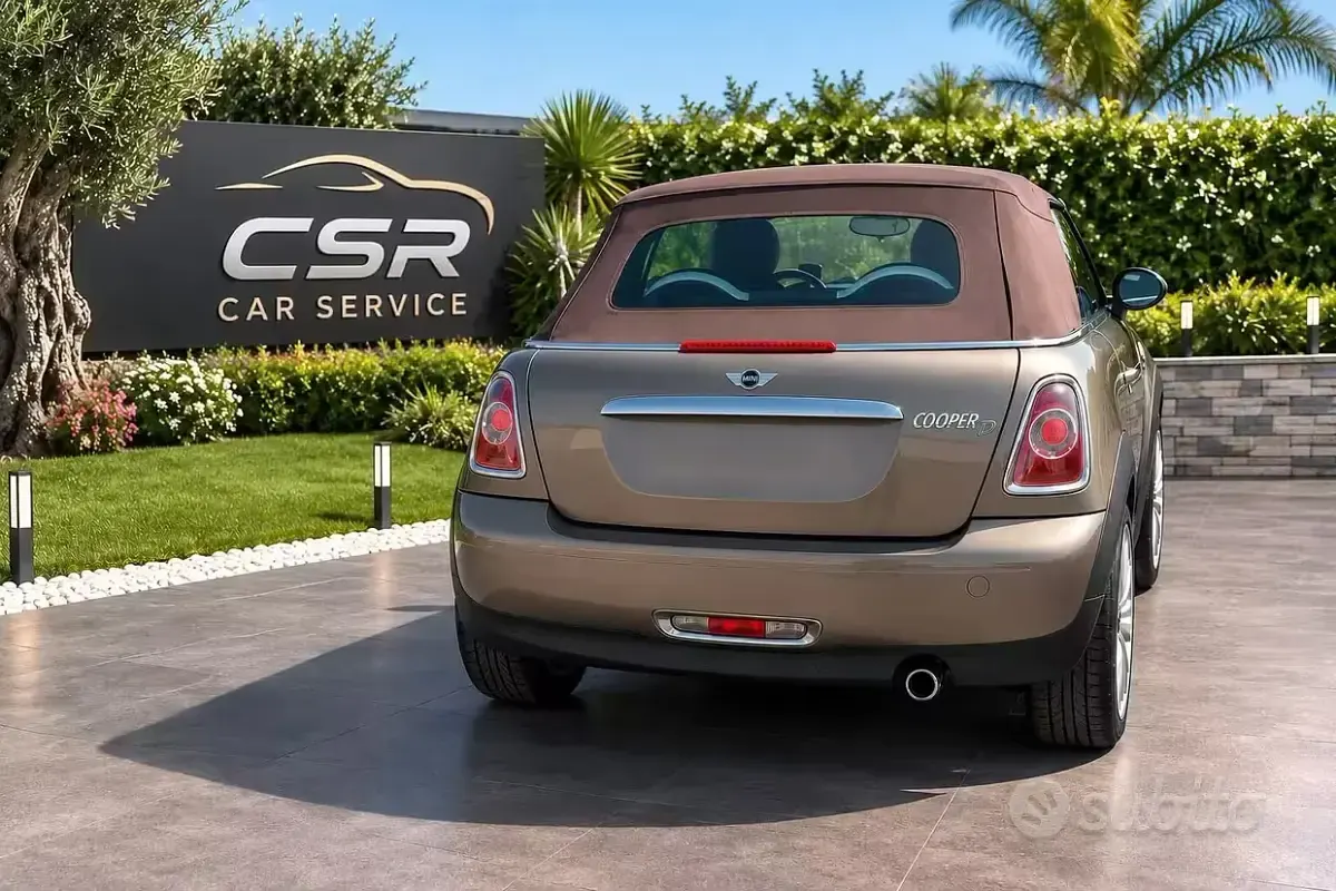 Usata Mini Cooper D Cabriolet 143 CV (105 kW) 2012 Marrone Cabrio