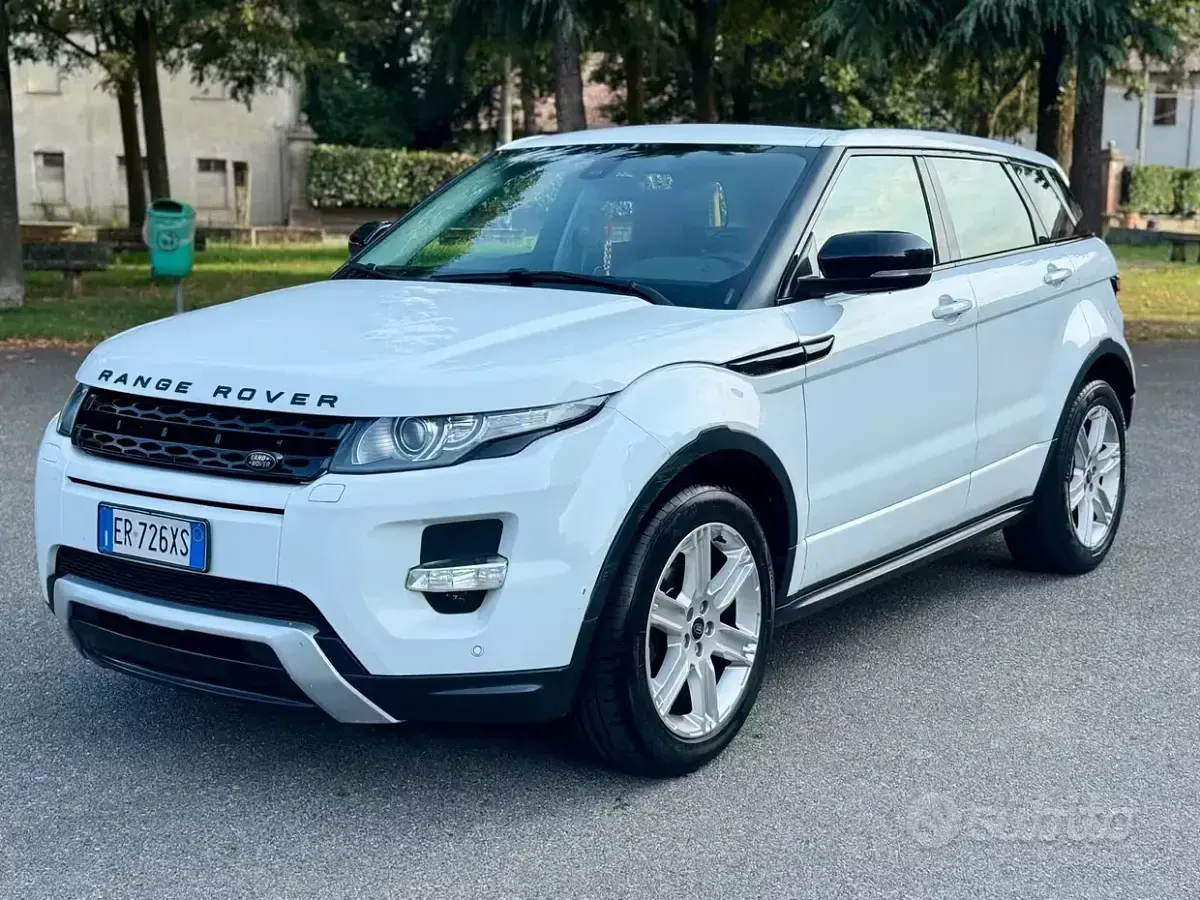 Usata Land Rover Range Rover evoque Prestige 150 CV (110 kW) 2013 Bianco SUV