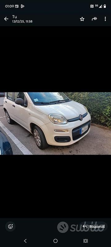 Usata Fiat Panda Easy 80 CV (58 kW) 2012 Bianco Utilitaria
