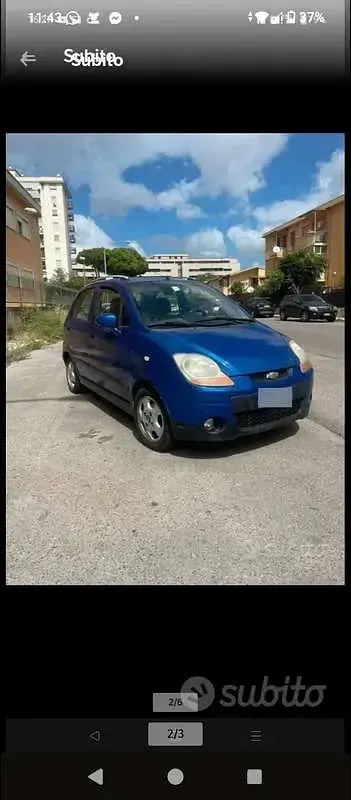 Usata Chevrolet Matiz 52 CV (38 kW) 2008 Utilitaria