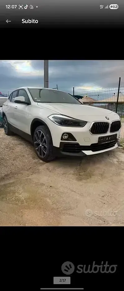 Usata BMW X2 Advantage 150 CV (110 kW) 2019 Bianco SUV