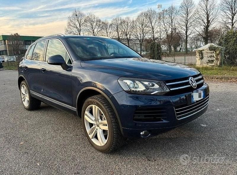 Usata VW Touareg 245 CV (180 kW) 2014 Blu SUV