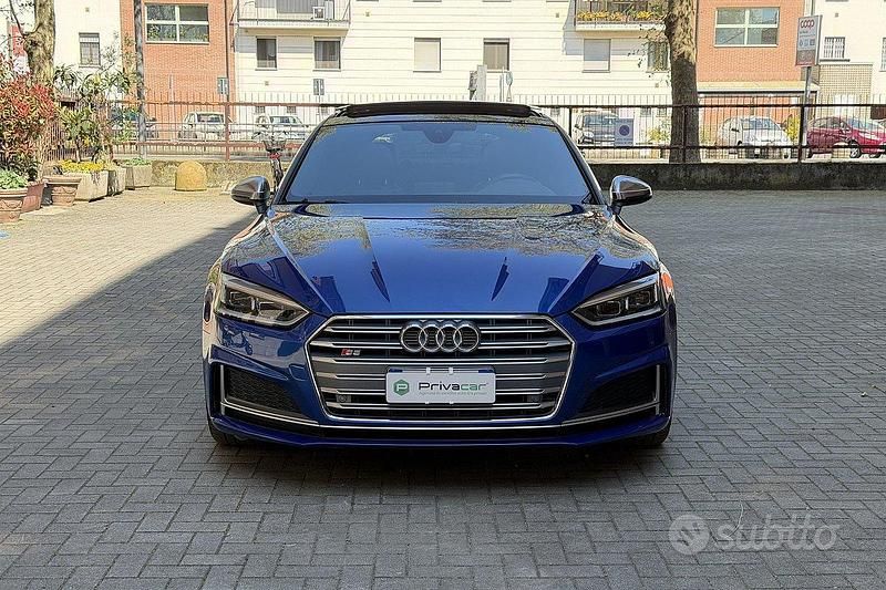 Usata Audi S5 Comfort 354 CV (260 kW) 2018 Blu Coupé