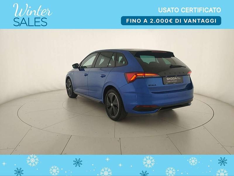 Usata Skoda Scala Monte Carlo 116 CV (85 kW) 2024 Blu race metallizzato Utilitaria