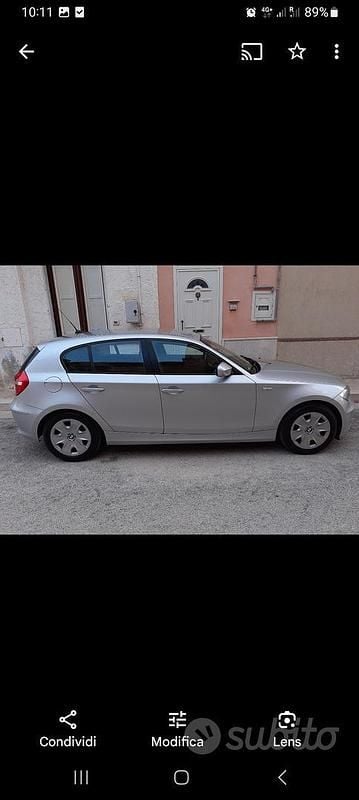 Usata BMW 116 116 CV (85 kW) 2010 Grigio Utilitaria