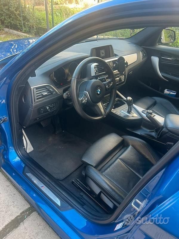 Usata BMW 118 M Sport 150 CV (110 kW) 2018 Blu Utilitaria