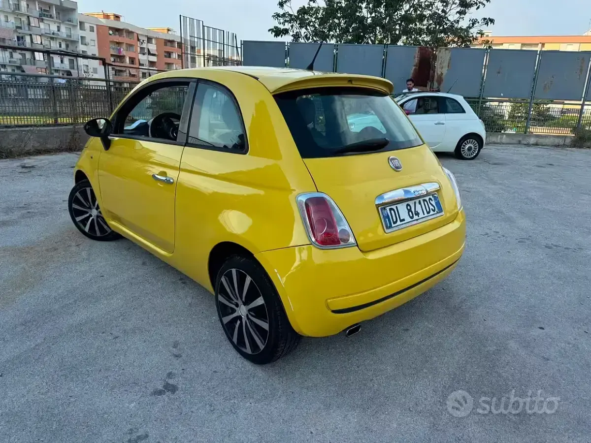 Usata Fiat 500 Sport 75 CV (55 kW) 2008 Giallo Berlina