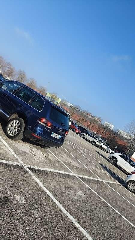 Usata VW Touareg Exclusive 240 CV (176 kW) 2008 Blu SUV
