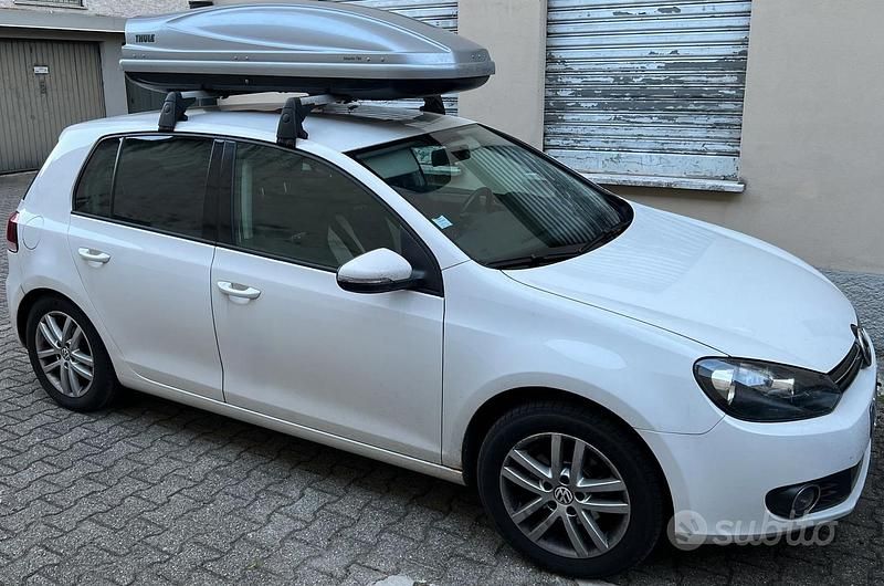 Usata VW Golf VI Highline 105 CV (77 kW) 2011 Bianco Utilitaria