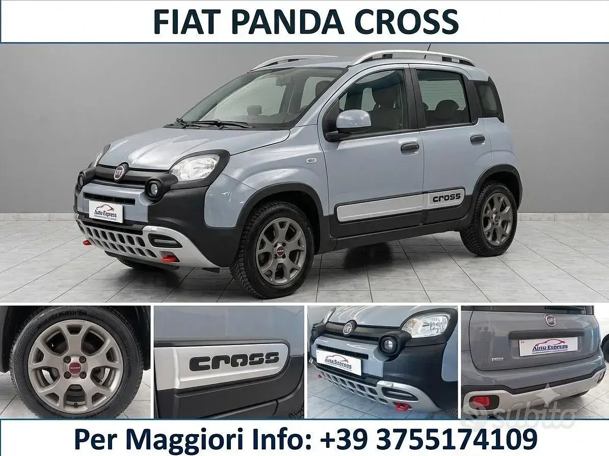 Usata Fiat Panda Cross Cross 85 CV (62 kW) 2020 Blu Utilitaria