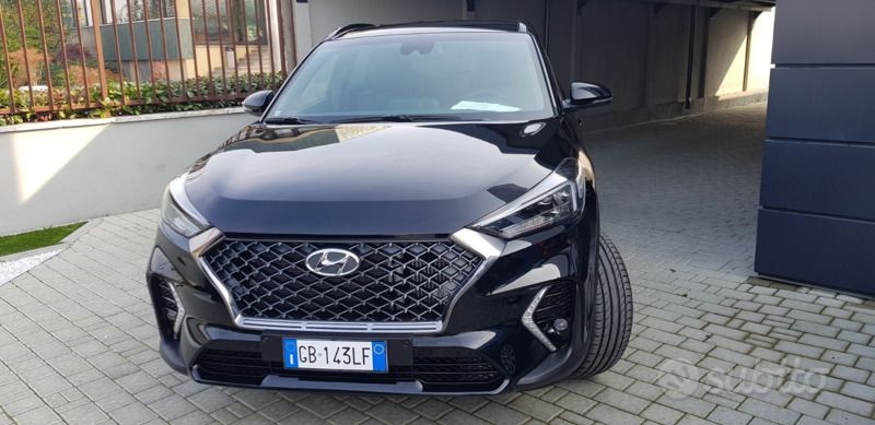 Usata Hyundai Tucson N Line 136 CV (100 kW) 2020 Nero SUV