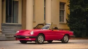 Rosso Usata 1989 Alfa Romeo Spider Cabrio | 16.500 € - Immagine 1/4