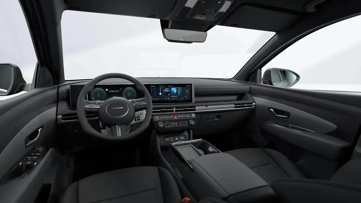 Nuova Hyundai Tucson Blackline 136 CV (100 kW) 2026 Atlas white SUV
