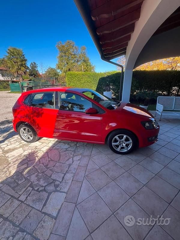 Usata VW Polo 75 CV (55 kW) 2012 Rosso Berlina