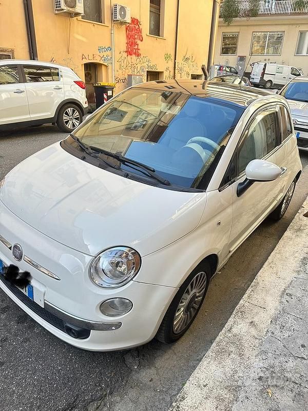 Usata Fiat 500 75 CV (55 kW) 2008 Bianco Utilitaria