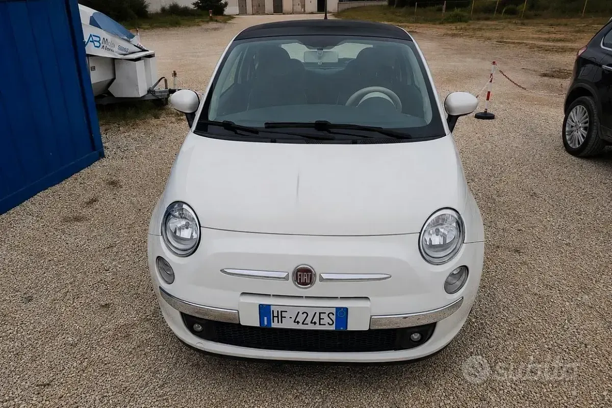 Usata Fiat 500 Lounge 69 CV (50 kW) 2013 Bianco Berlina
