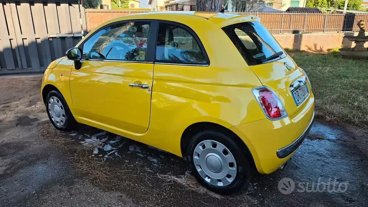 Usata Fiat 500 69 CV (50 kW) 2008 Giallo Berlina