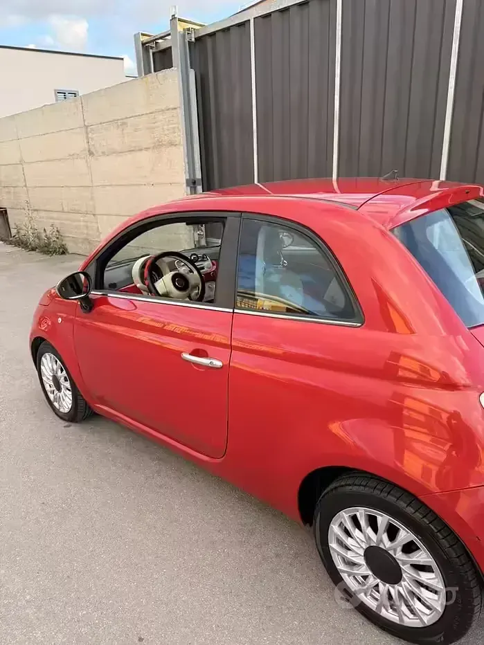Usata Fiat 500 95 CV (69 kW) 2013 Rosso Berlina