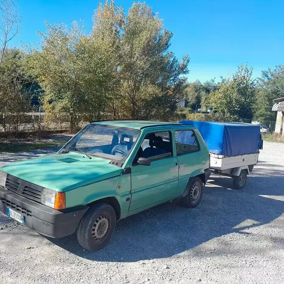 Usata Fiat Panda Young 39 CV (28 kW) 2000 Verde Utilitaria